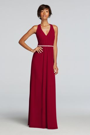 V-Neck Bridesmaid Dresses